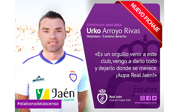 Urko Arroyo ficha por el Real Jaén