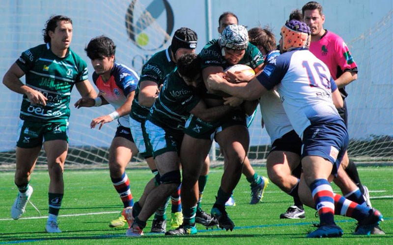 Triple ración de felicidad para Jaén Rugby en el estreno de Las Lagunillas