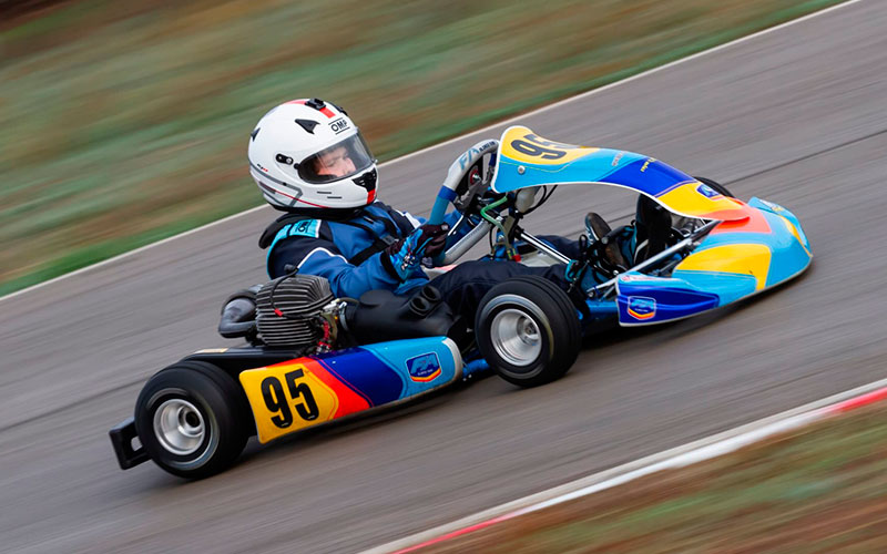 El ubetense Mario Prieto comienza la temporada de Karting en Cartaya estrenando categoría