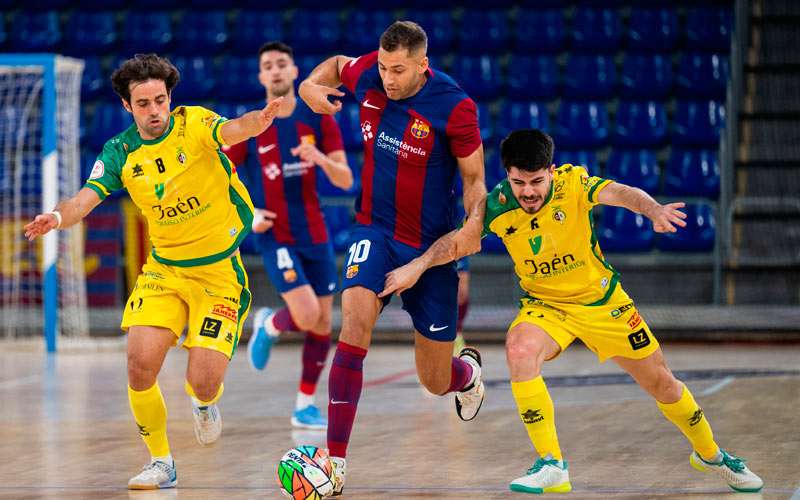 Jaén FS da la cara pero cae derrotado ante el Barça