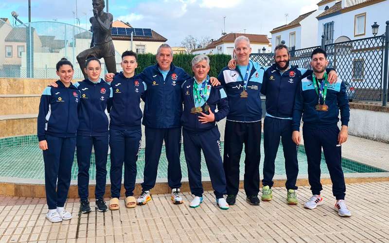 Cuatro medallas para el Club Óscar Dojang Taekwondo Jaén en el Andaluz de Poomsae y Adaptado