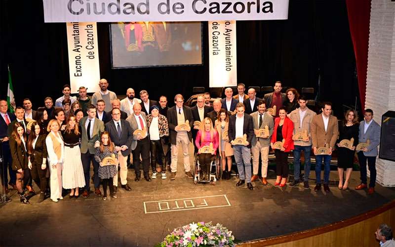 Fernando Escartín o la selección española de fútbol femenino, premiados en la VIII Gala del Deporte de Cazorla