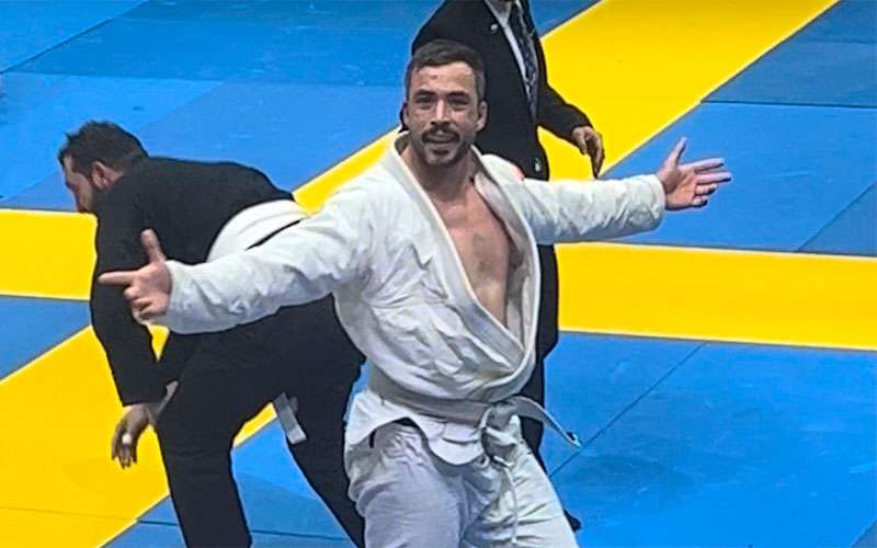 El jiennense Rafa Teruel, campeón de Europa de Jiu-Jitsu