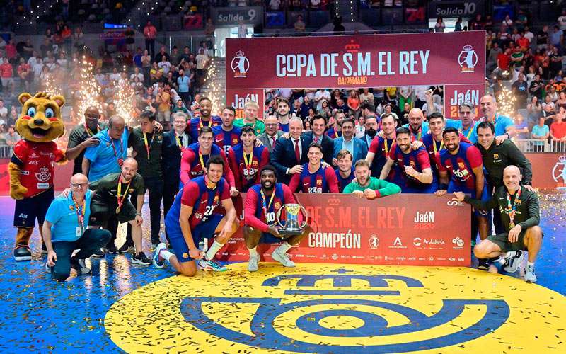 El Barça prolonga su reinado con una nueva Copa del Rey de balonmano