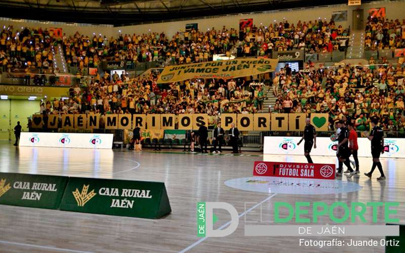 La afición en el Olivo Arena (Jaén Paraíso Interior FS – ElPozo Murcia)