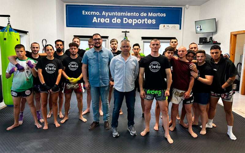 El Ayuntamiento de Martos mejora las instalaciones para la práctica del Muay Thai