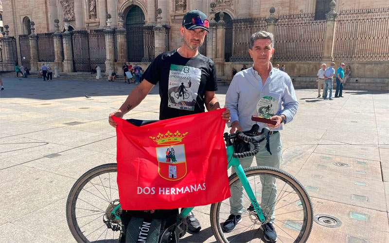 Jesús Ortega llega a Jaén en su reto ‘8 capitales andaluzas’