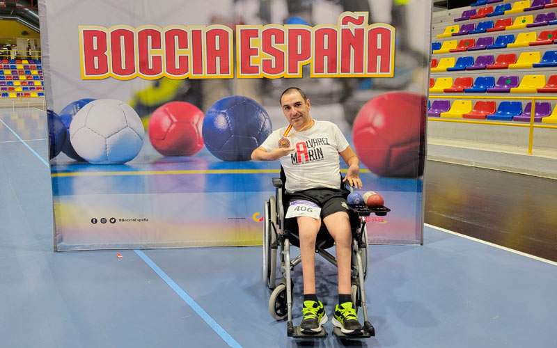 Martínez Tajuelo se cuelga el bronce en el Campeonato de España de Boccia