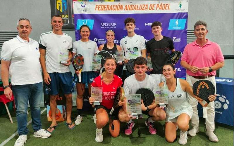 Pastor-Jerez y López-García se coronan campeones andaluces de pádel en Jaén