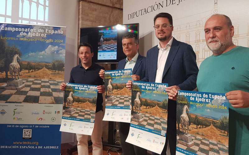 Linares, Úbeda y Mengíbar reciben a más de 1.400 jugadores para los Campeonatos de España de Ajedrez
