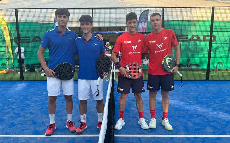 Alejandro Calvo conquista el título europeo júnior con la selección española de pádel