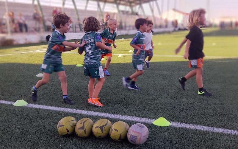 Los equipos de la cantera de Jaén Rugby se ponen en marcha