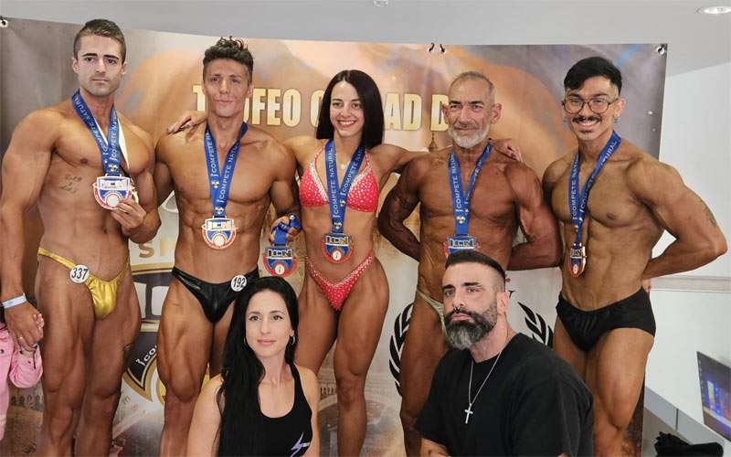 Éxito de los culturistas jiennenses en el Trofeo ‘Ciudad de Salamanca’ de la AECN