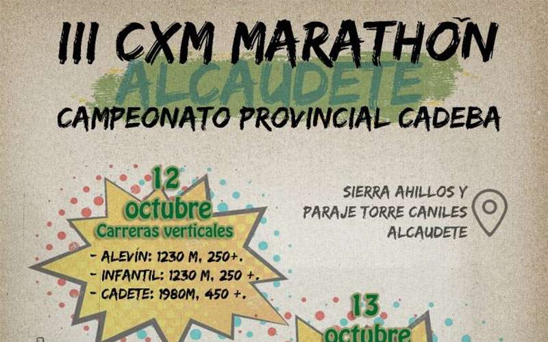 La CxM Marathon Alcaudete ya prepara su tercera edición