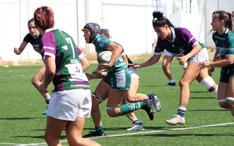 Jaén Rugby Femenino deja buena imagen en su primer amistoso de pretemporada