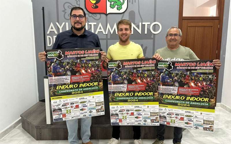 El Enduro Indoor andaluz hace parada en Martos el próximo 21 de septiembre