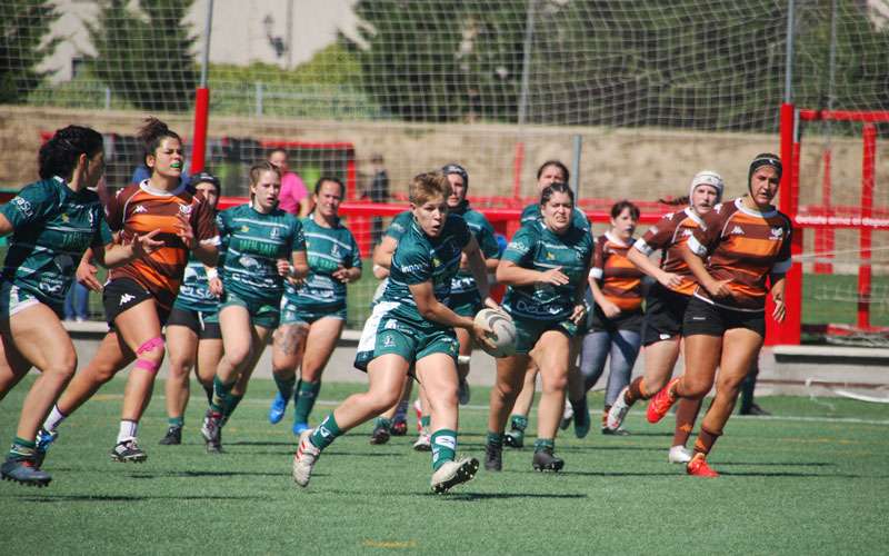 Gran imagen del Jaén Rugby Femenino en los amistosos de pretemporada