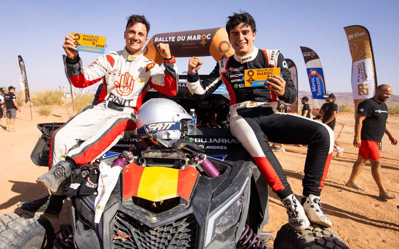 Fidel Castillo finaliza sexto en el Rally du Maroc