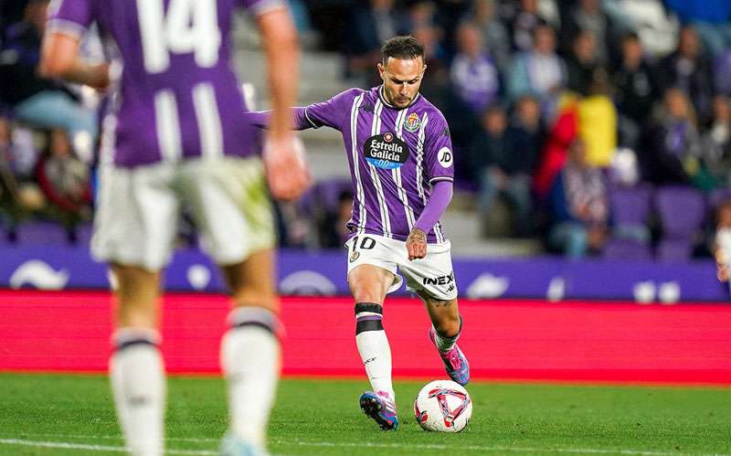 Gol sin premio de Iván Sánchez con el Real Valladolid