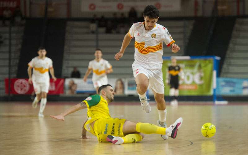 Tropiezo de Jaén FS en la pista de Industrias Santa Coloma