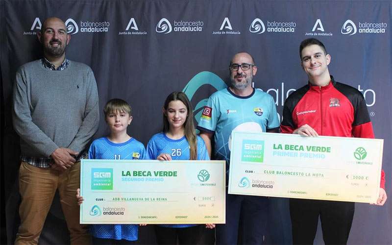 La FAB Jaén entrega las becas verdes de la campaña #BasketSOStenible