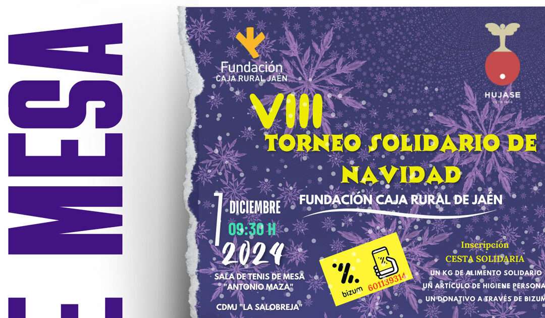 Hujase Jaén prepara ya su VIII Torneo Solidario Inclusivo de Navidad