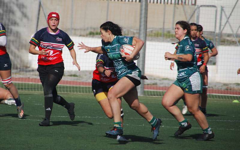 Jaén Rugby Femenino vence con claridad a Escoriones para sumar su segunda victoria