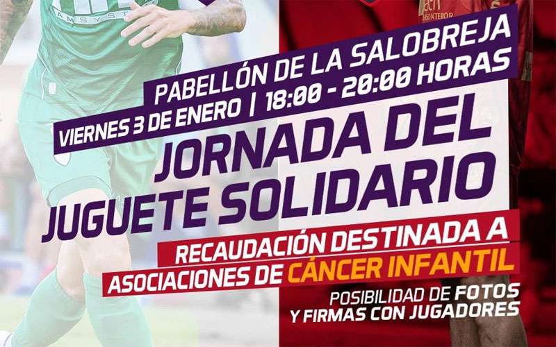 El Real Jaén se une al Jaén CB en la celebración de su jornada navideña del juguete solidario