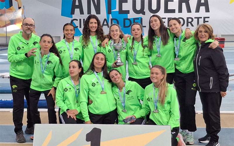 Oro y plata para Unicaja Atletismo en el Campeonato de Andalucía de Clubes Short Track