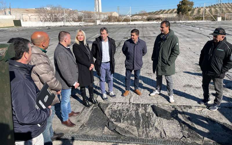 En marcha los trabajos de mejora del campo de fútbol ‘Antoñete’