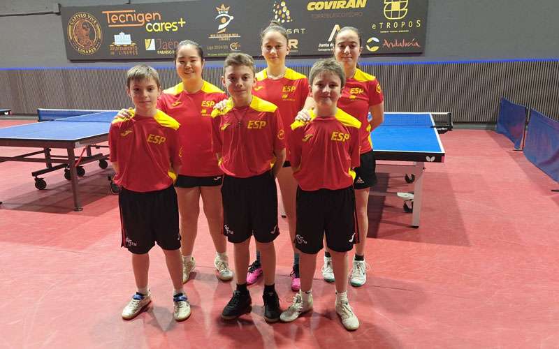 La Selección Española de Tenis de Mesa convoca a varios canteranos del RCTM Linares